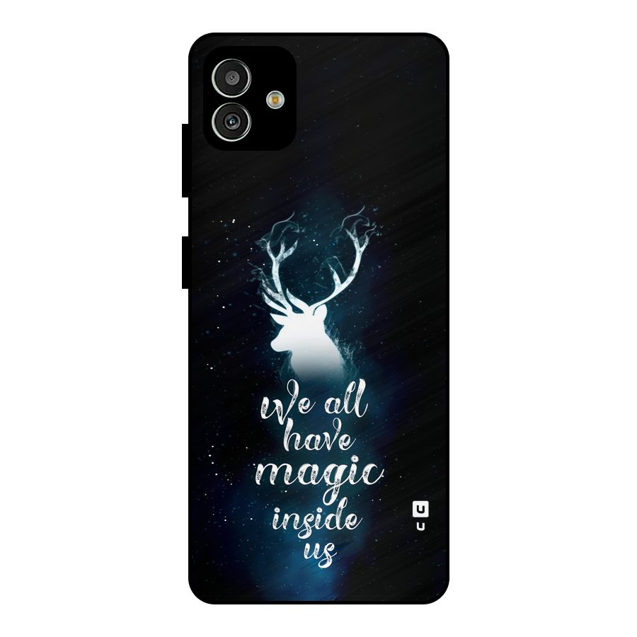 Magic Inside Metal Back Case for Galaxy M13 5G