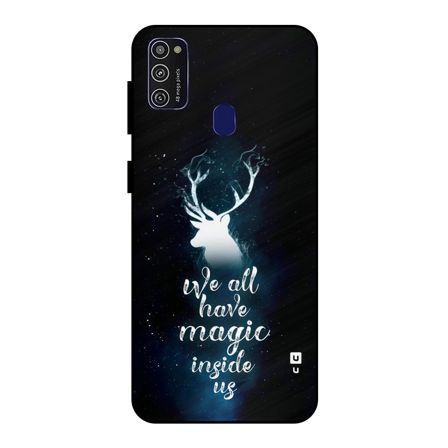 Magic Inside Metal Back Case for Galaxy M21