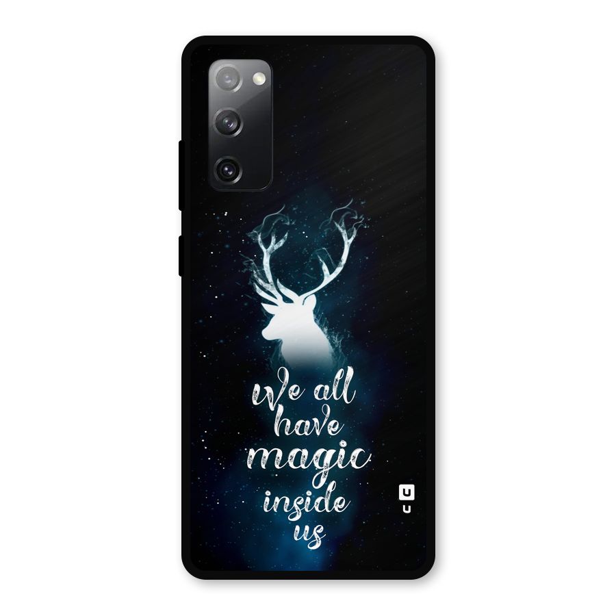 Magic Inside Metal Back Case for Galaxy S20 FE 5G