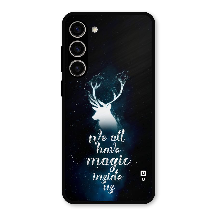 Magic Inside Metal Back Case for Galaxy S23 Plus