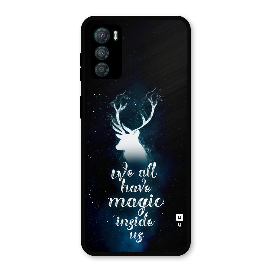 Magic Inside Metal Back Case for Moto G42