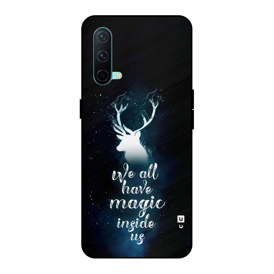 Magic Inside Metal Back Case for OnePlus Nord CE 5G