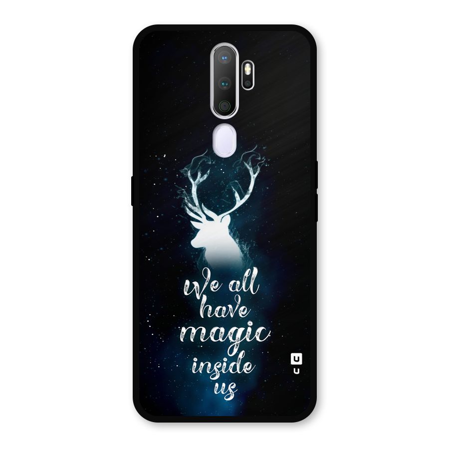 Magic Inside Metal Back Case for Oppo A9 (2020)