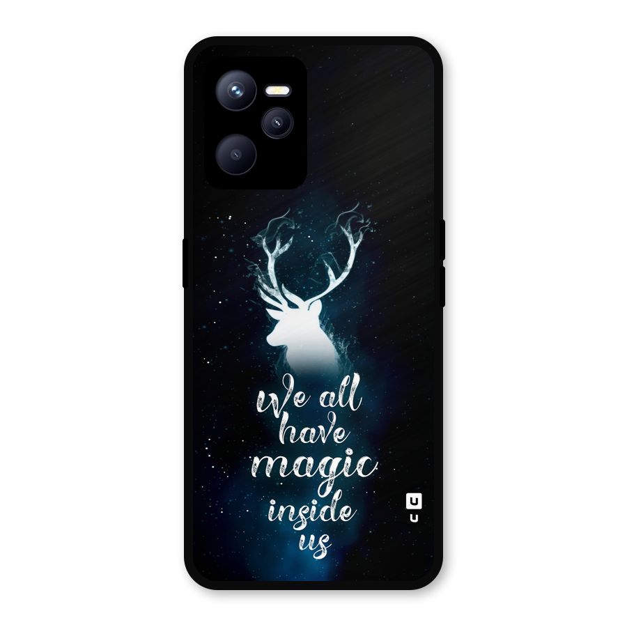 Magic Inside Metal Back Case for Realme C35