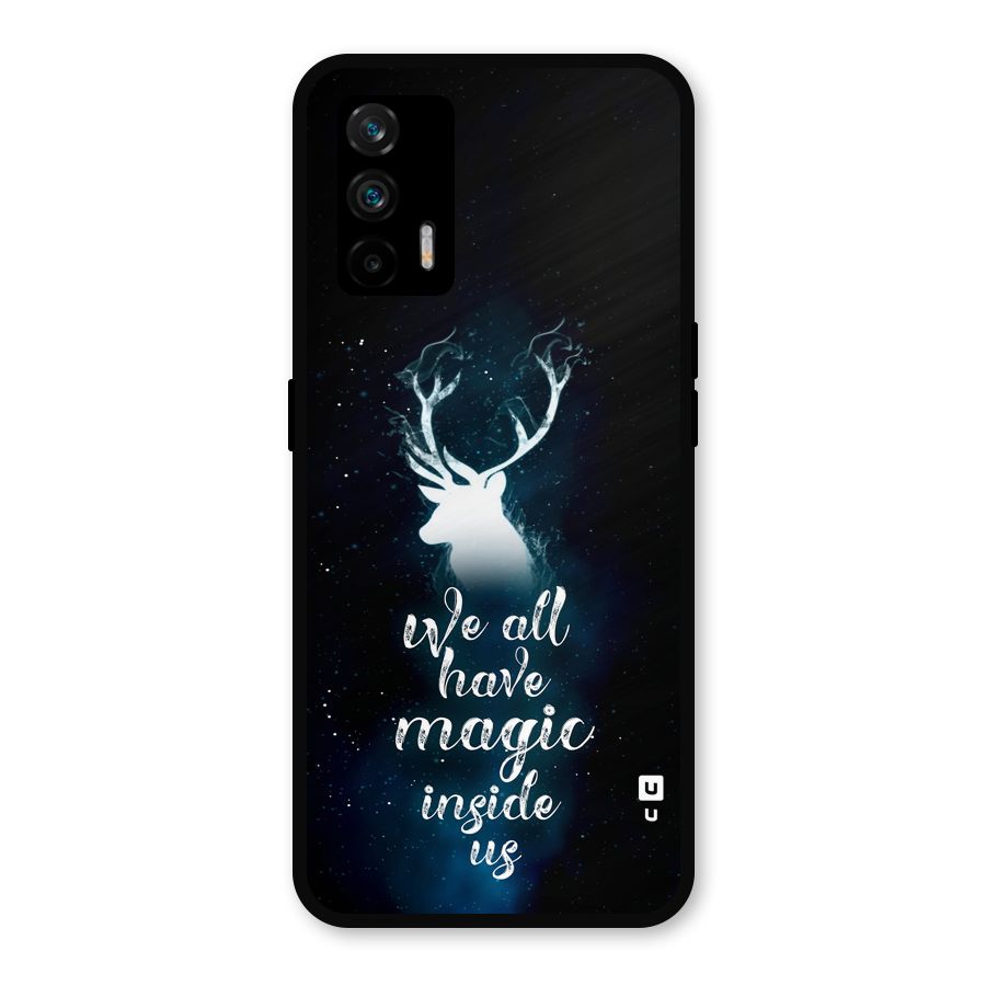 Magic Inside Metal Back Case for Realme GT 5G