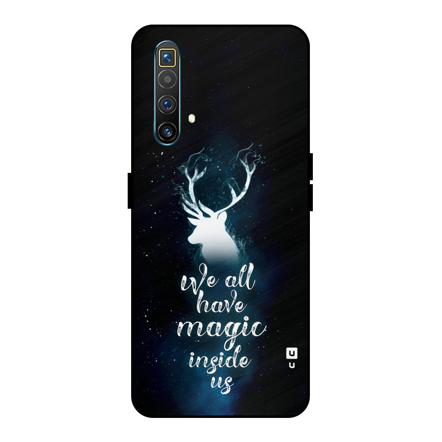 Magic Inside Metal Back Case for Realme X3