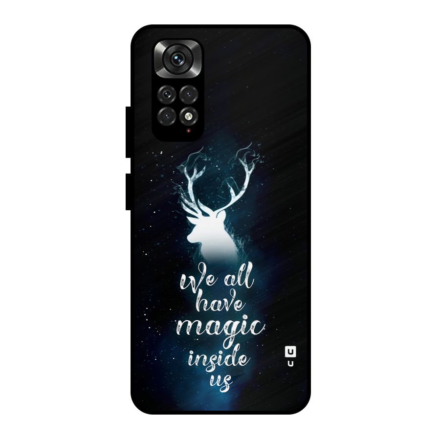 Magic Inside Metal Back Case for Redmi Note 11 Pro