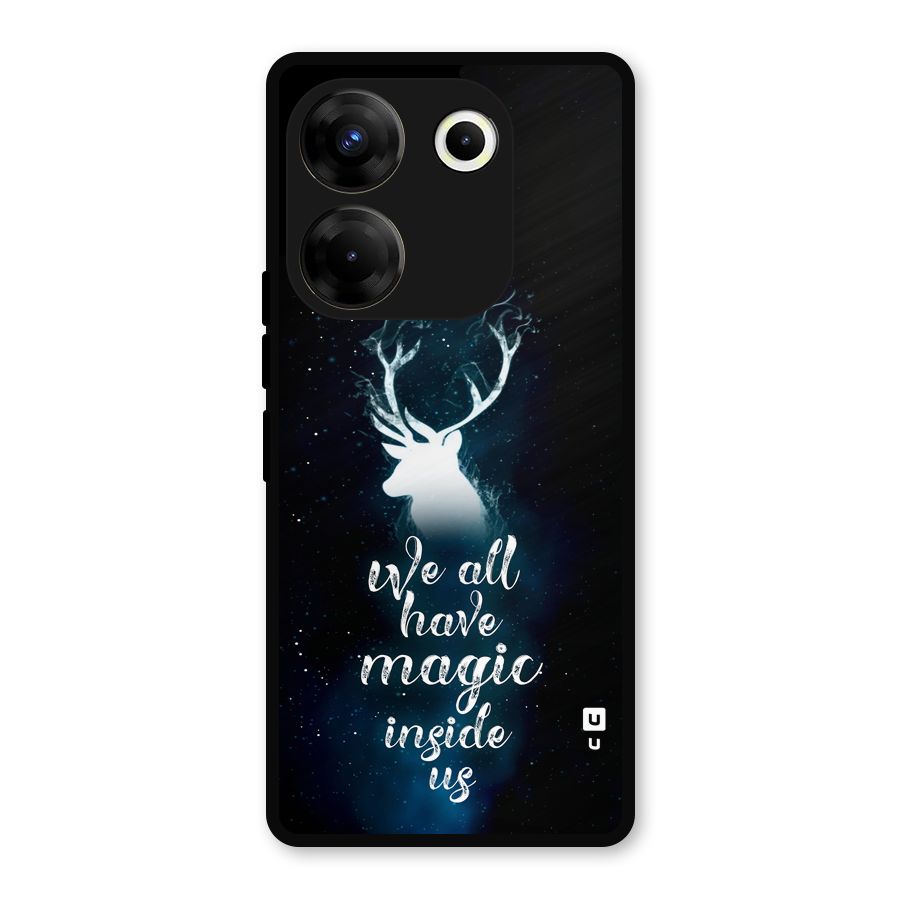 Magic Inside Metal Back Case for Tecno Camon 20 Pro