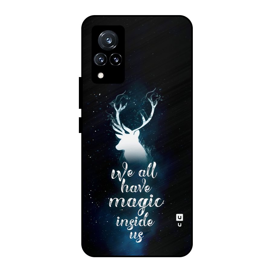 Magic Inside Metal Back Case for Vivo V21 5G