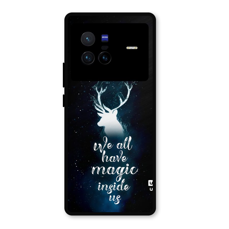 Magic Inside Metal Back Case for Vivo X80