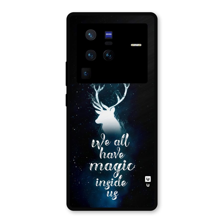 Magic Inside Metal Back Case for Vivo X80 Pro