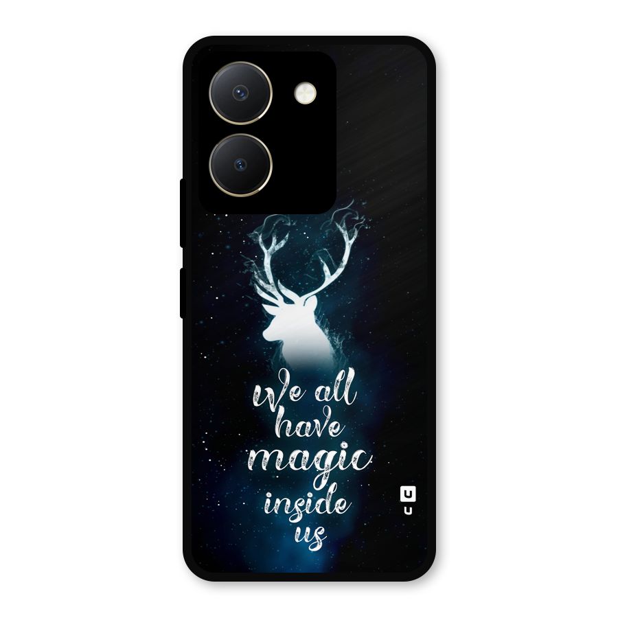 Magic Inside Metal Back Case for Vivo Y36