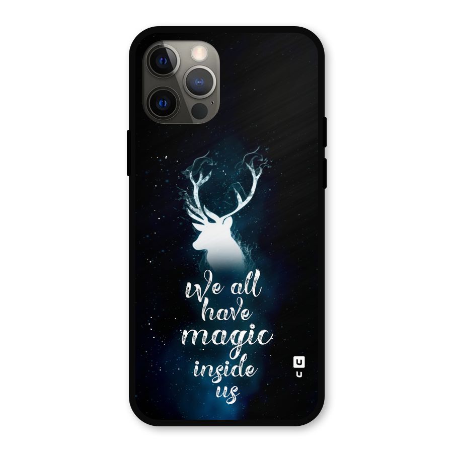 Magic Inside Metal Back Case for iPhone 12 Pro