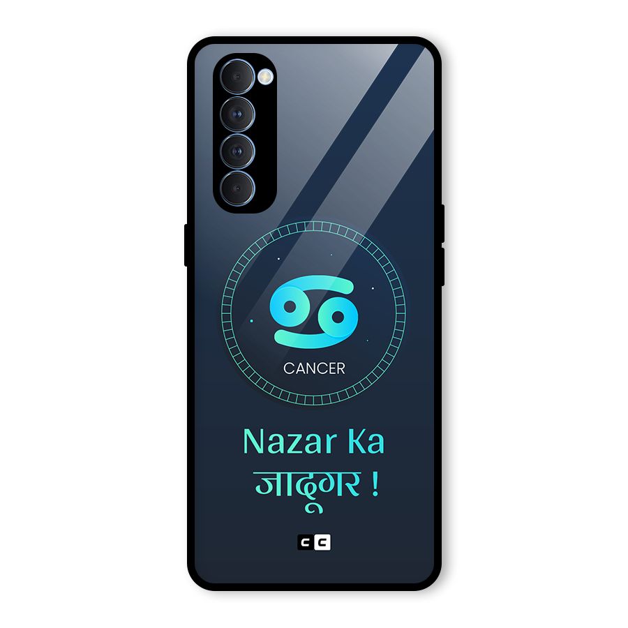 Magical Cancer Glass Back Case for Oppo Reno4 Pro
