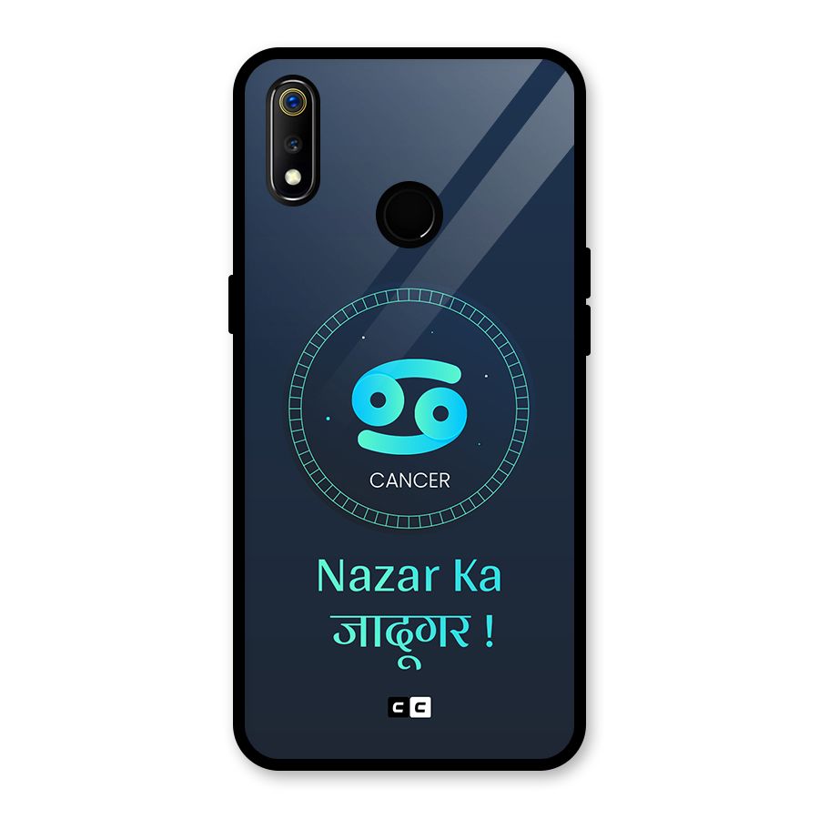Magical Cancer Glass Back Case for Realme 3i