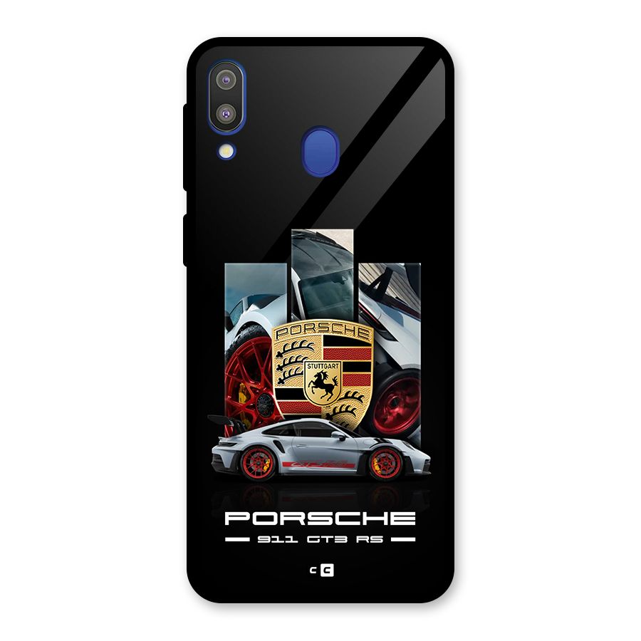 Magnificent Supercar Glass Back Case for Galaxy M20