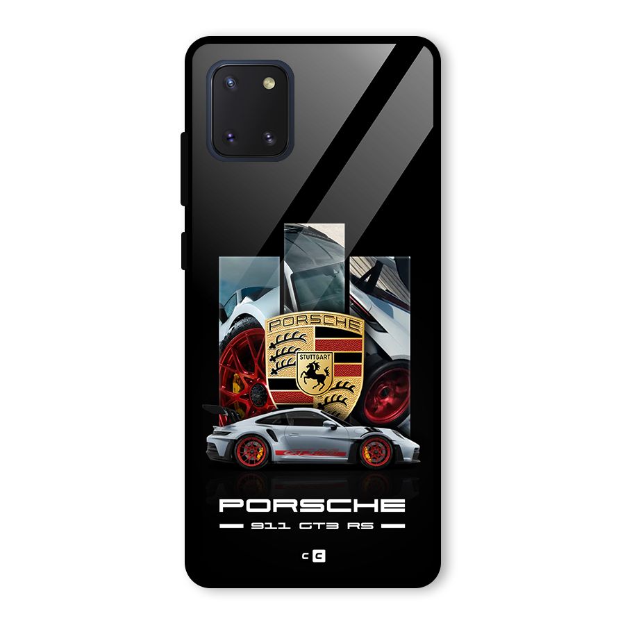 Magnificent Supercar Glass Back Case for Galaxy Note 10 Lite