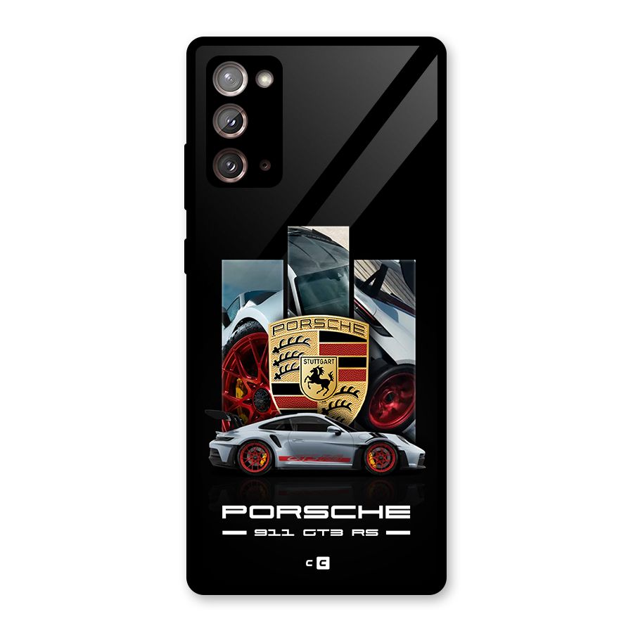 Magnificent Supercar Glass Back Case for Galaxy Note 20