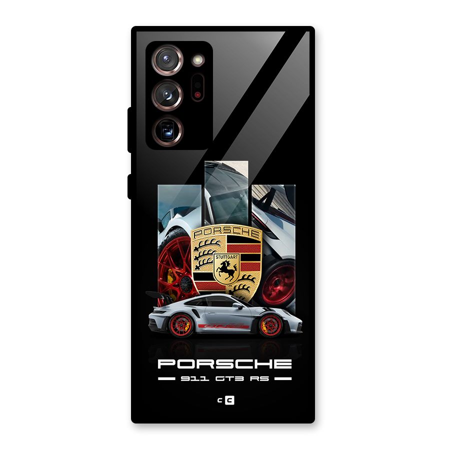 Magnificent Supercar Glass Back Case for Galaxy Note 20 Ultra 5G