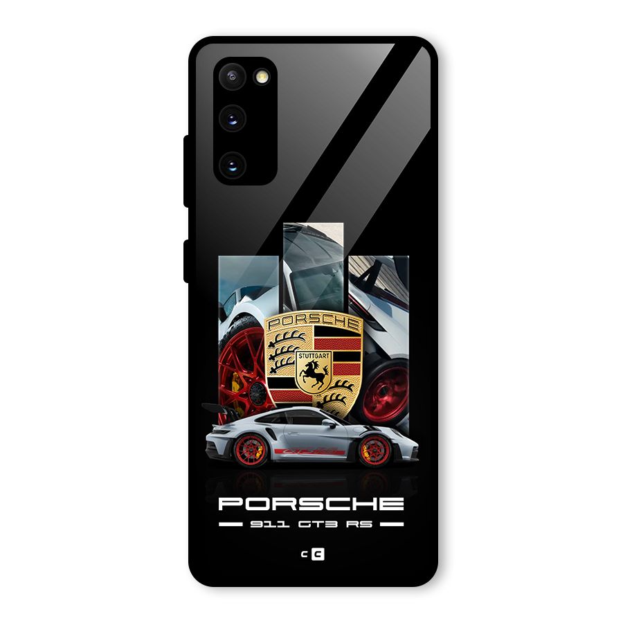 Magnificent Supercar Glass Back Case for Galaxy S20 FE