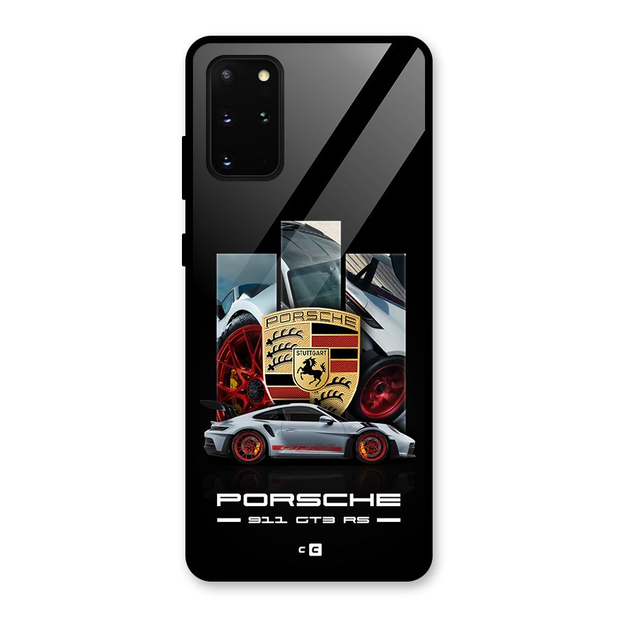Magnificent Supercar Glass Back Case for Galaxy S20 Plus