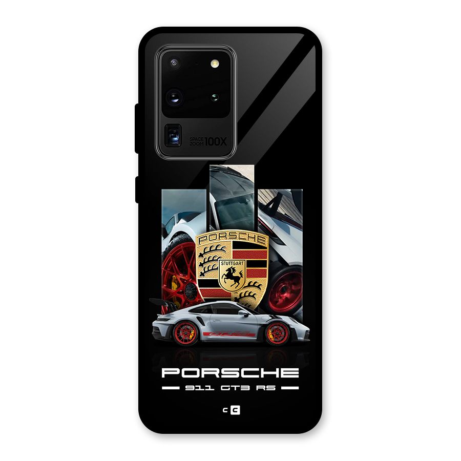 Magnificent Supercar Glass Back Case for Galaxy S20 Ultra