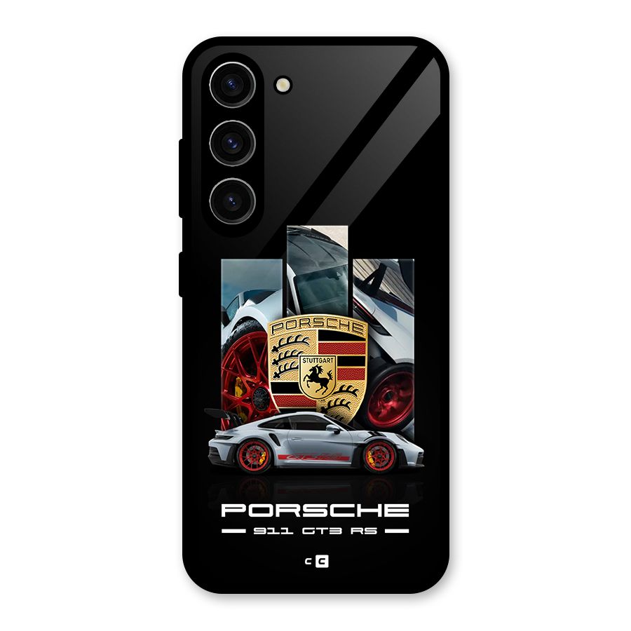 Magnificent Supercar Glass Back Case for Galaxy S23