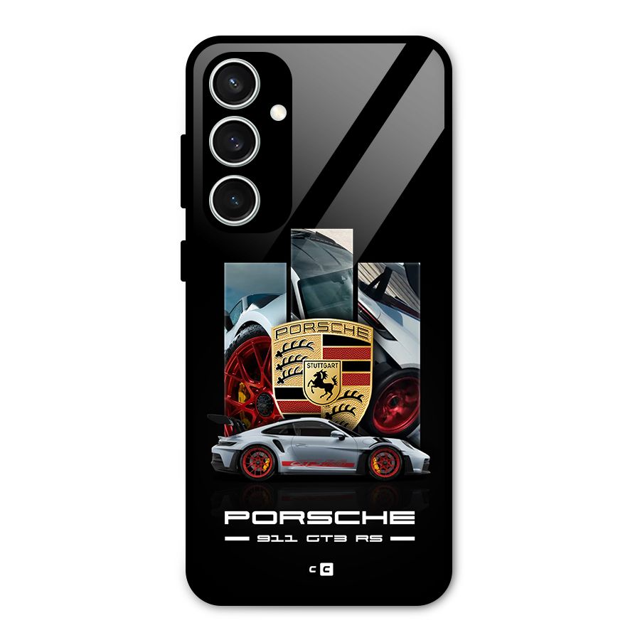 Magnificent Supercar Glass Back Case for Galaxy S23 FE