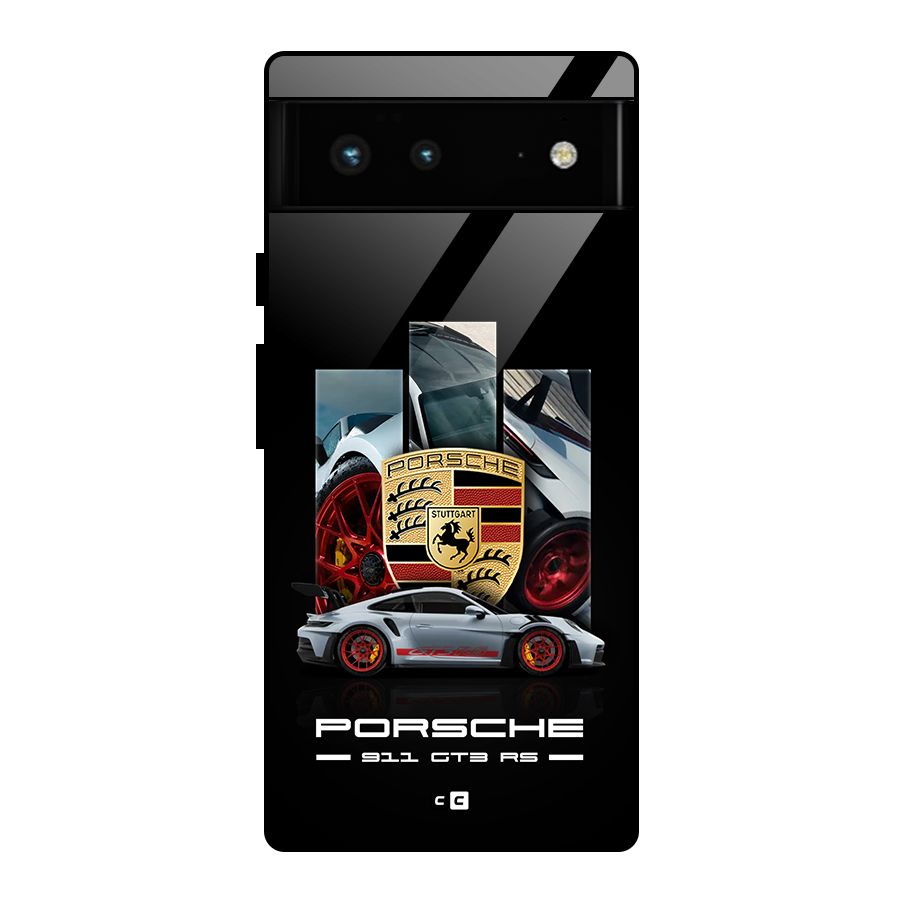 Magnificent Supercar Glass Back Case for Google Pixel 6