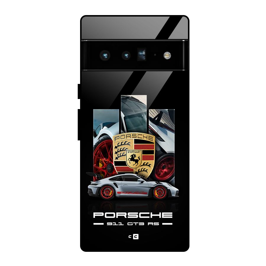 Magnificent Supercar Glass Back Case for Google Pixel 6 Pro