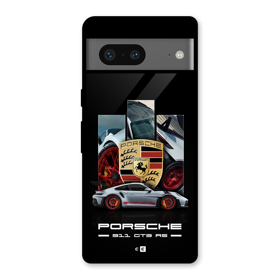 Magnificent Supercar Glass Back Case for Google Pixel 7