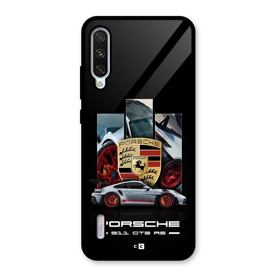 Magnificent Supercar Glass Back Case for Mi A3