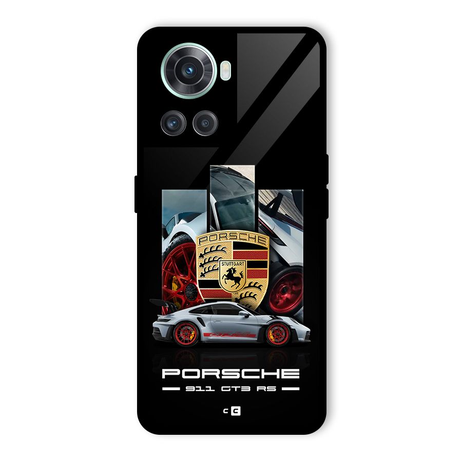 Magnificent Supercar Glass Back Case for OnePlus 10R