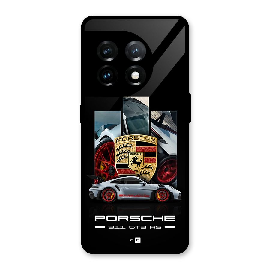 Magnificent Supercar Glass Back Case for OnePlus 11