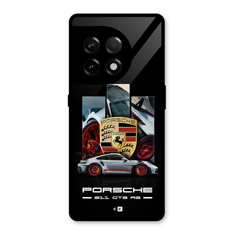 Magnificent Supercar Glass Back Case for OnePlus 11R