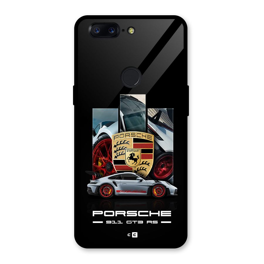 Magnificent Supercar Glass Back Case for OnePlus 5T