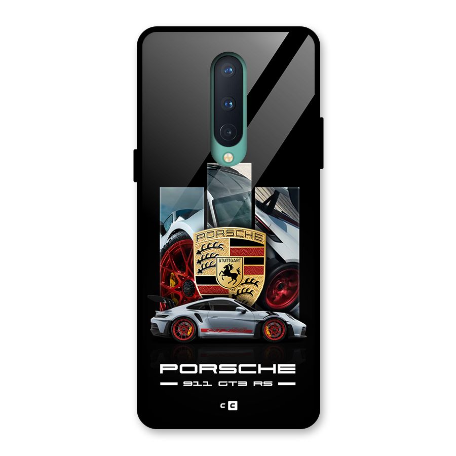 Magnificent Supercar Glass Back Case for OnePlus 8