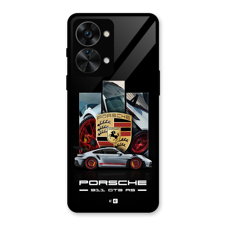 Magnificent Supercar Glass Back Case for OnePlus Nord 2T
