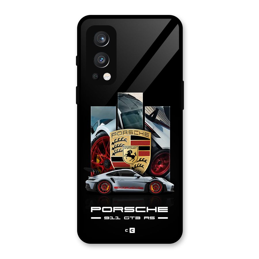 Magnificent Supercar Glass Back Case for OnePlus Nord 2 5G