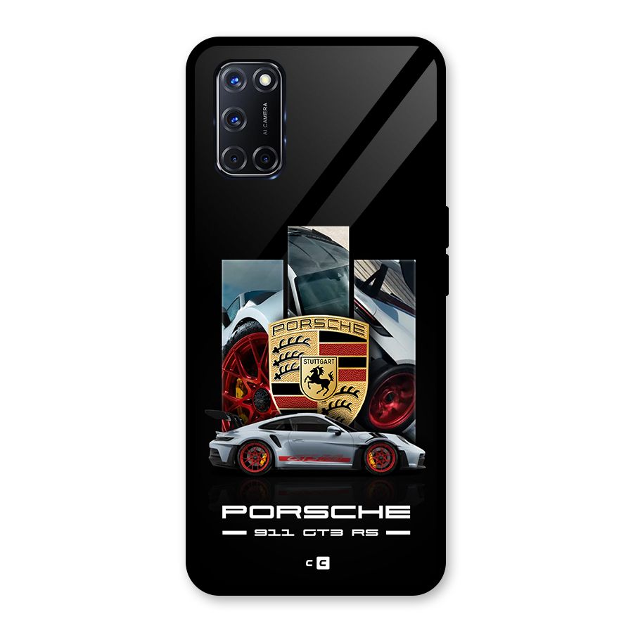 Magnificent Supercar Glass Back Case for Oppo A52