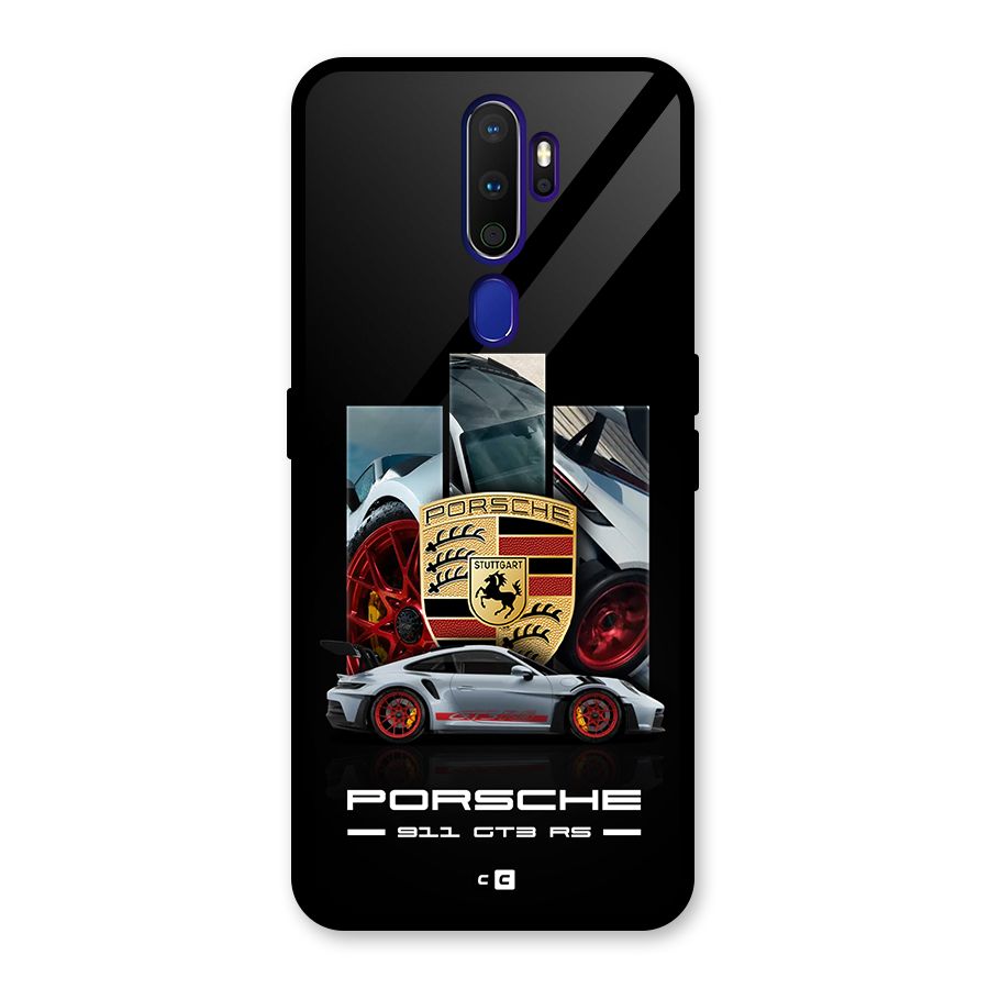 Magnificent Supercar Glass Back Case for Oppo A9 (2020)