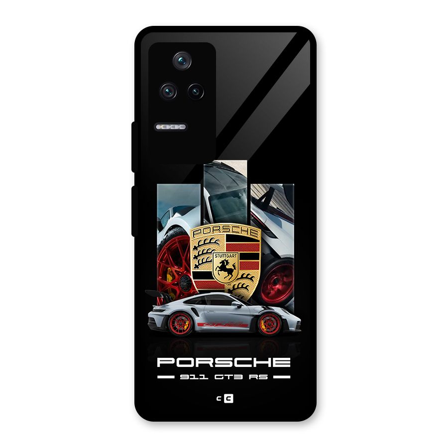 Magnificent Supercar Glass Back Case for Poco F4 5G