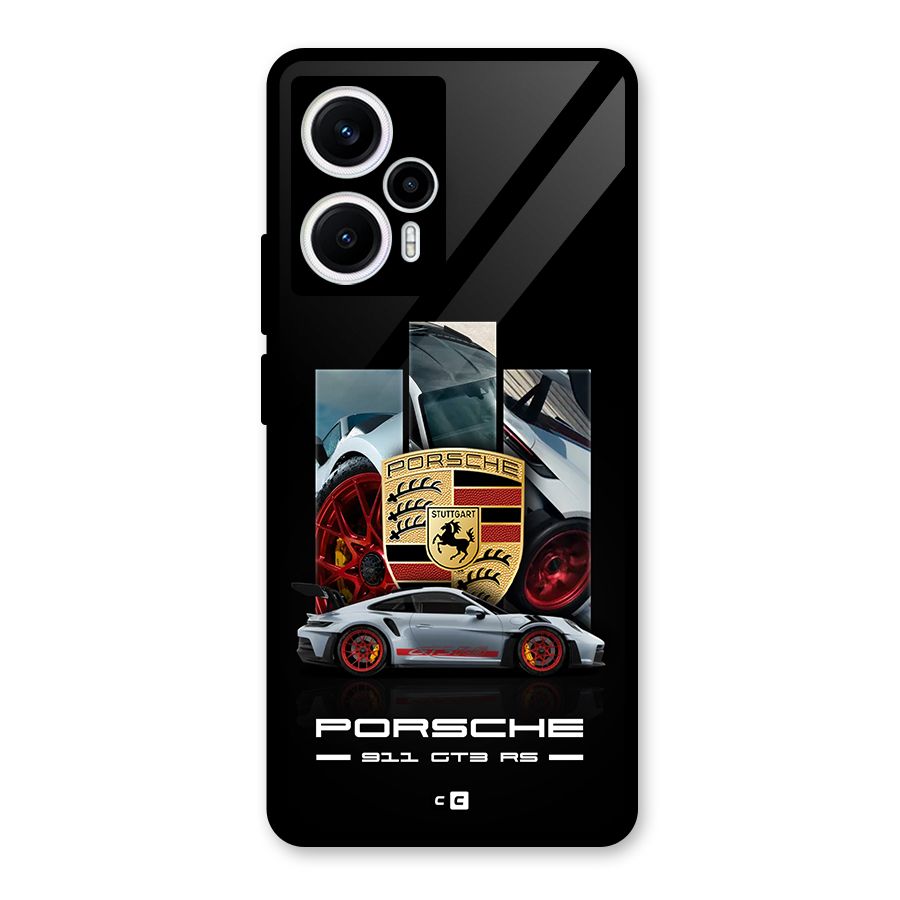 Magnificent Supercar Glass Back Case for Poco F5