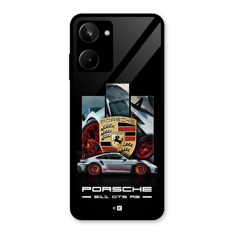 Magnificent Supercar Glass Back Case for Realme 10