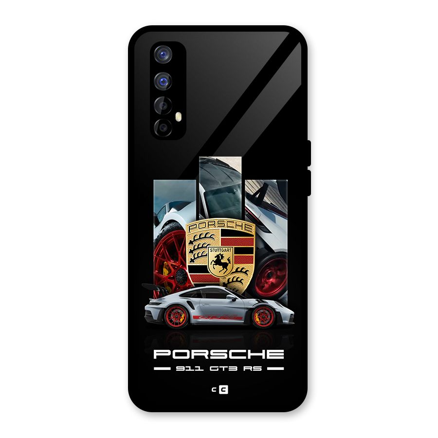Magnificent Supercar Glass Back Case for Realme 7