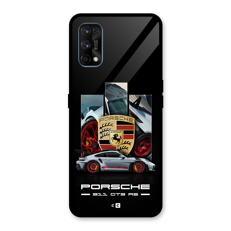 Magnificent Supercar Glass Back Case for Realme 7 Pro