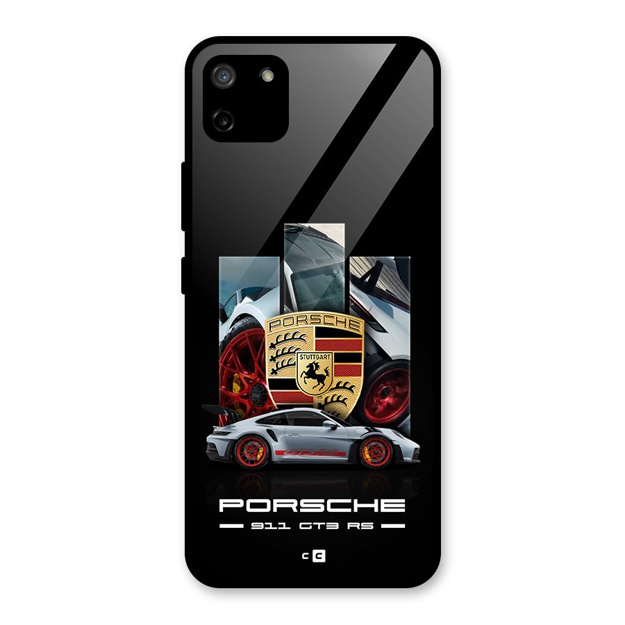 Magnificent Supercar Glass Back Case for Realme C11