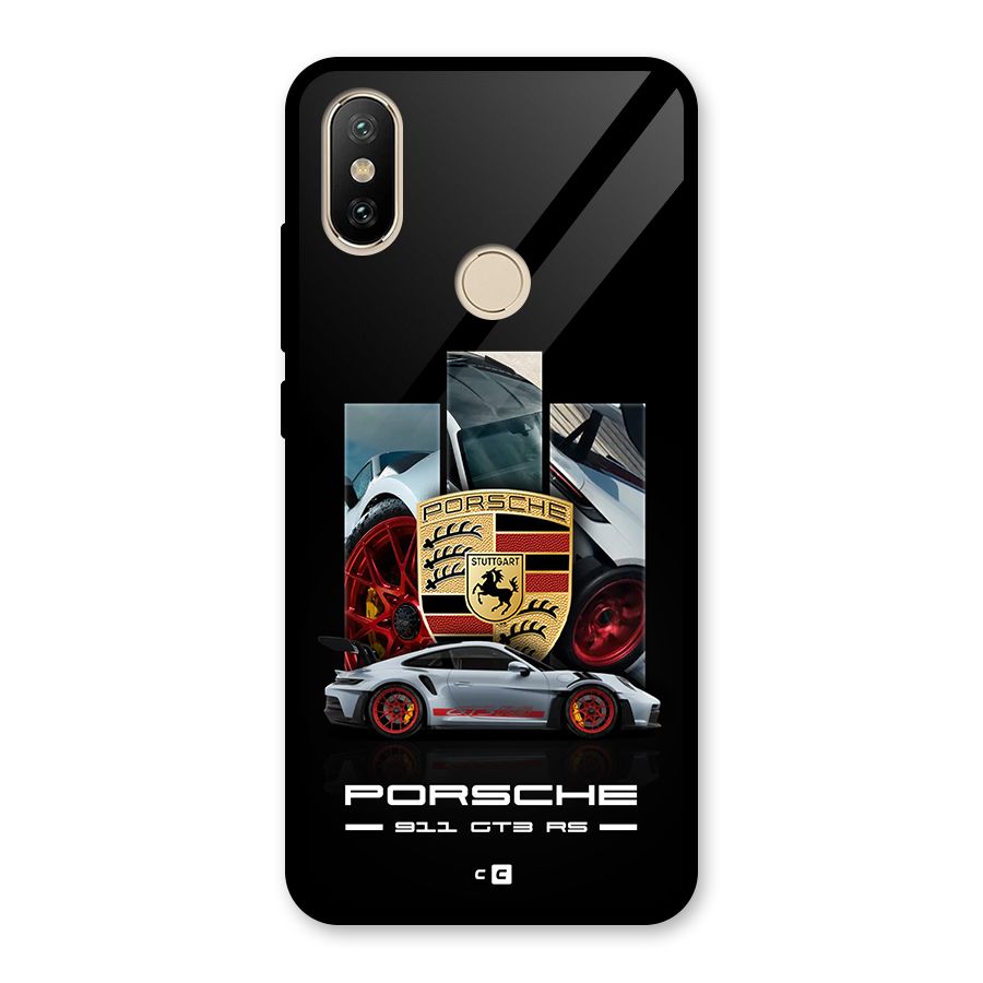 Magnificent Supercar Glass Back Case for Redmi A2