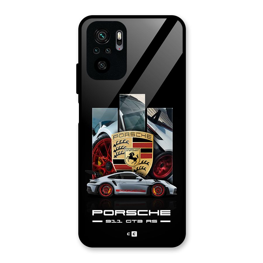 Magnificent Supercar Glass Back Case for Redmi Note 10S
