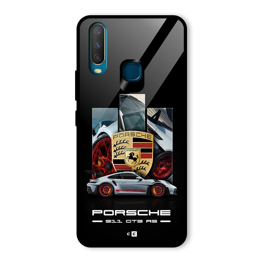 Magnificent Supercar Glass Back Case for Vivo U10